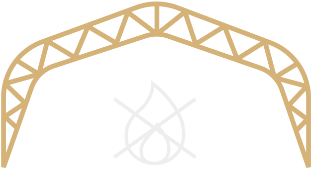 Durable non-flammable awning – protects from sun and precipitation