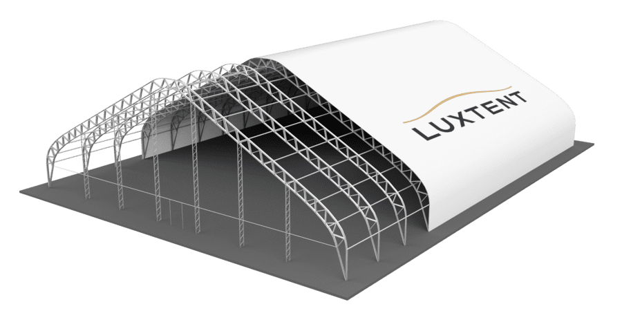 Commercial tent buildings